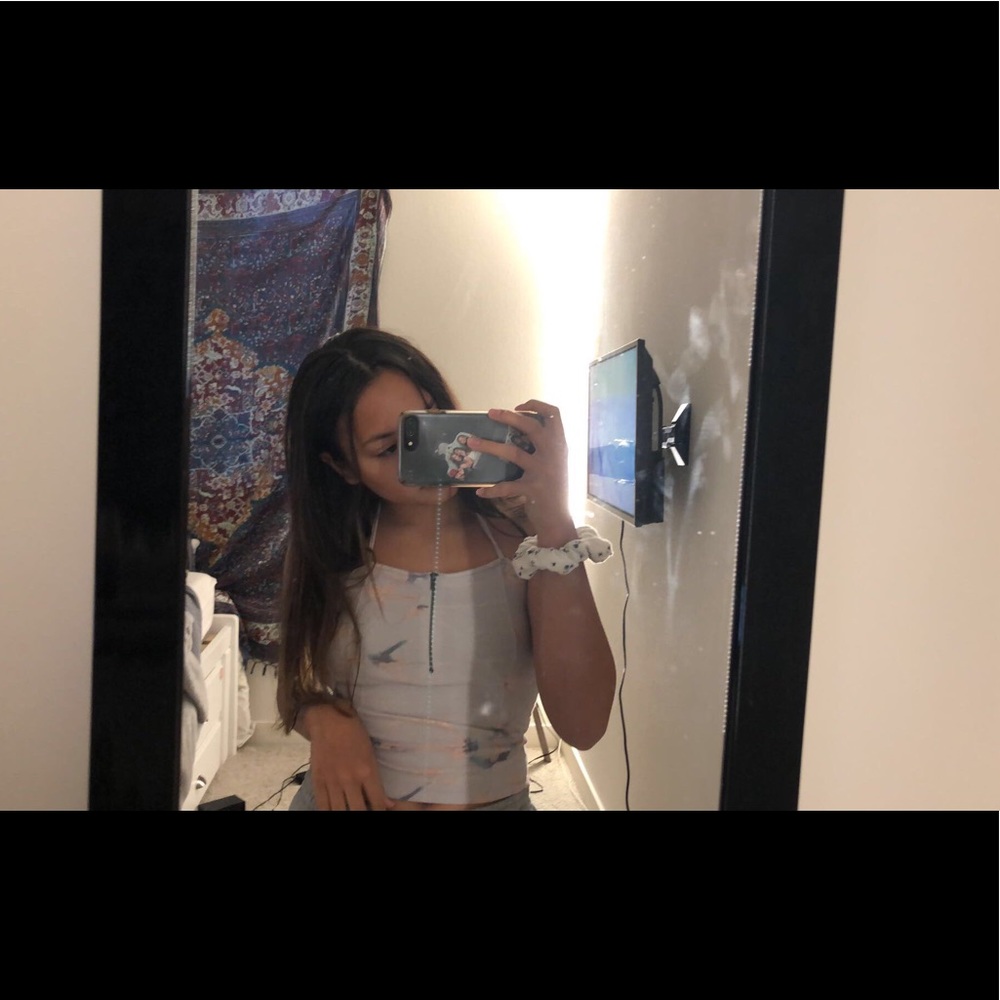 tie behind the neck top